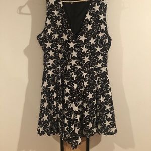 LF Star Keyhole Romper